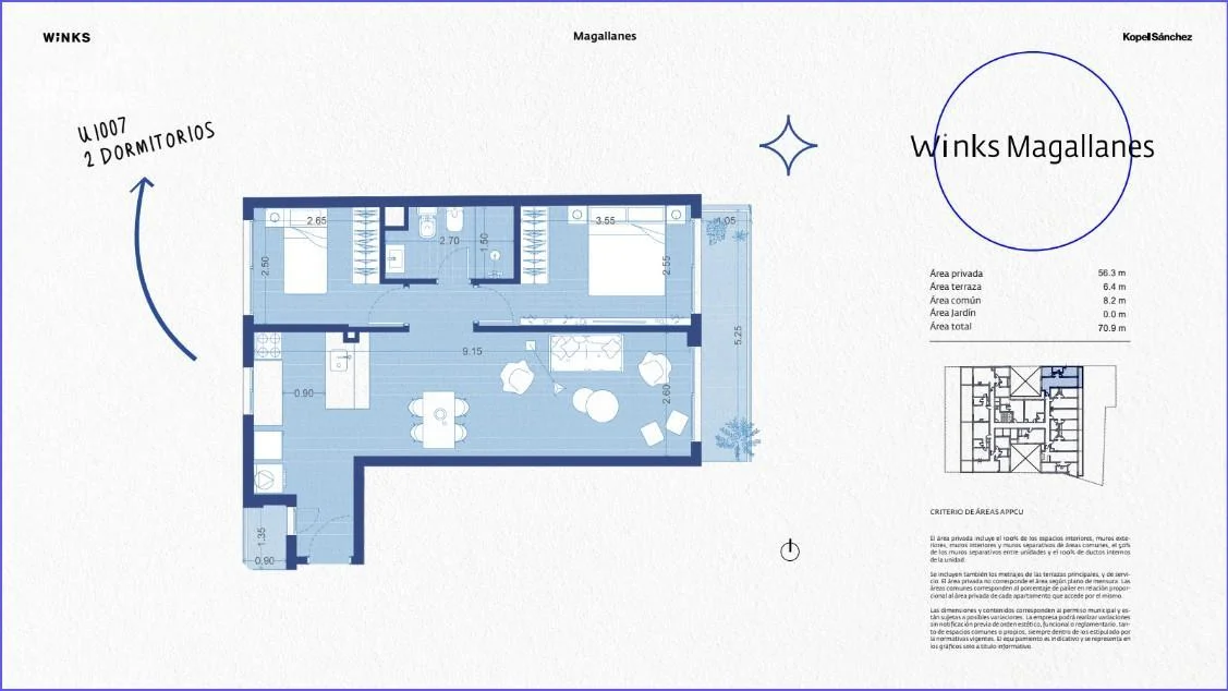 Apartamento en Palermo, propiedad 273896 -Imagen 3