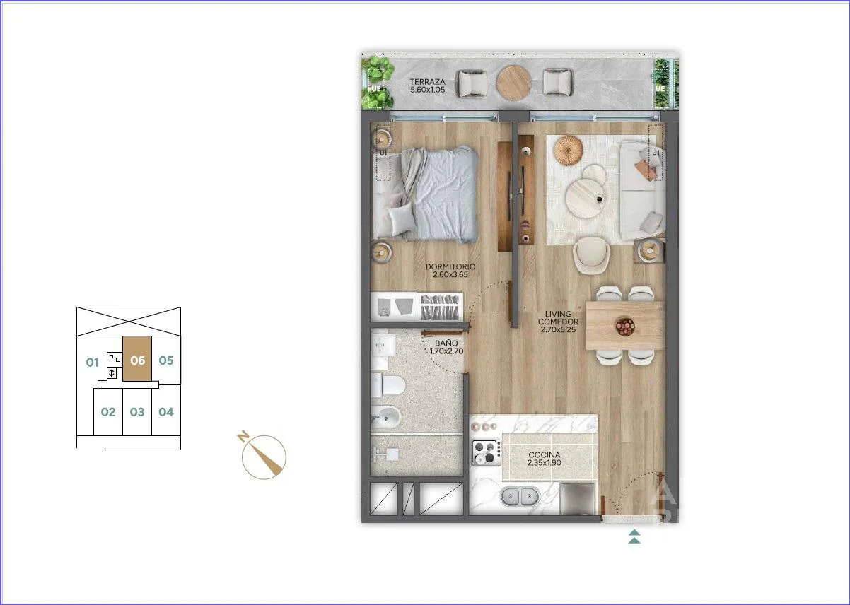 Apartamento en Punta Carretas, propiedad 277552 -Imagen 2