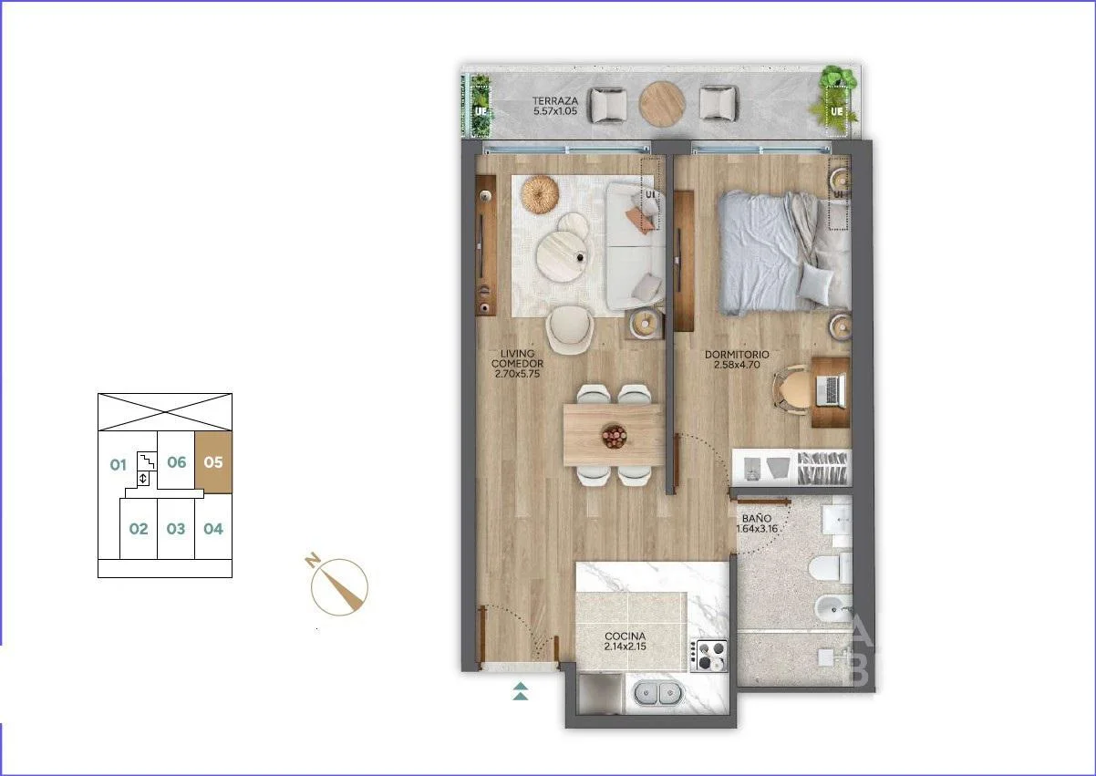 Apartamento en Punta Carretas, propiedad 277553 -Imagen 2