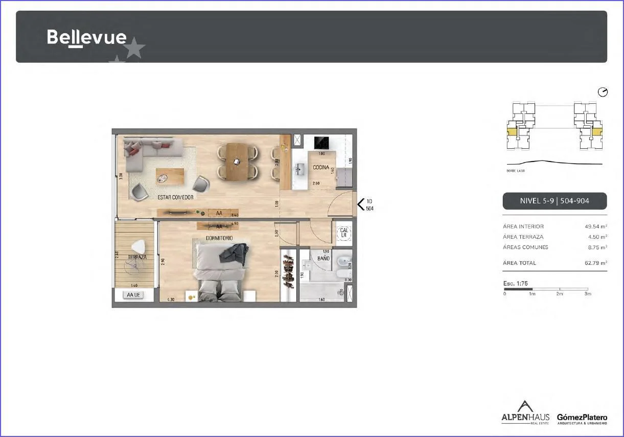 Apartamento en Ciudad de la Costa, propiedad 282847 -Imagen 3
