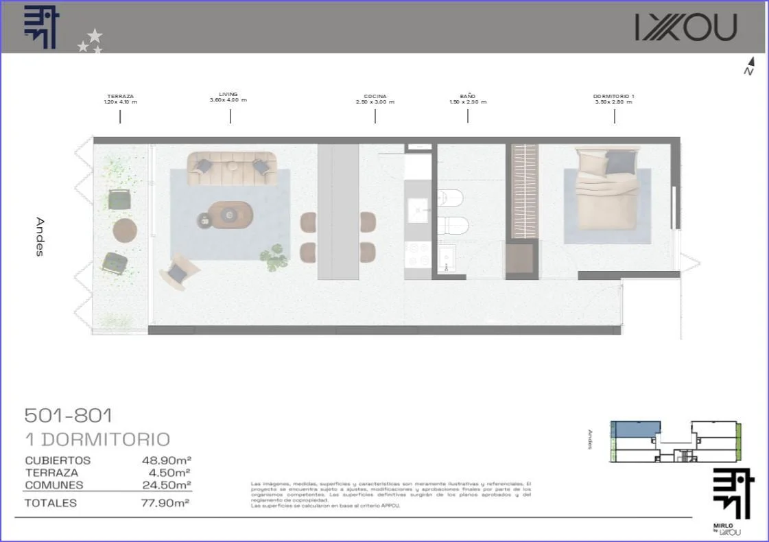 Apartamento en Barrio Sur, propiedad 286910 -Imagen 2