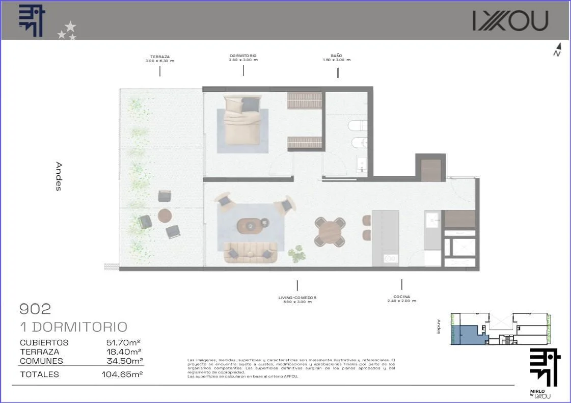 Apartamento en Barrio Sur, propiedad 286916 -Imagen 2