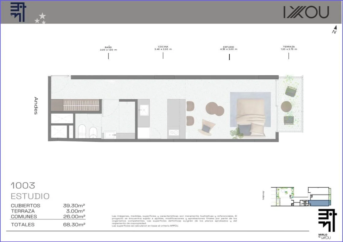 Apartamento en Barrio Sur, propiedad 286959 -Imagen 2