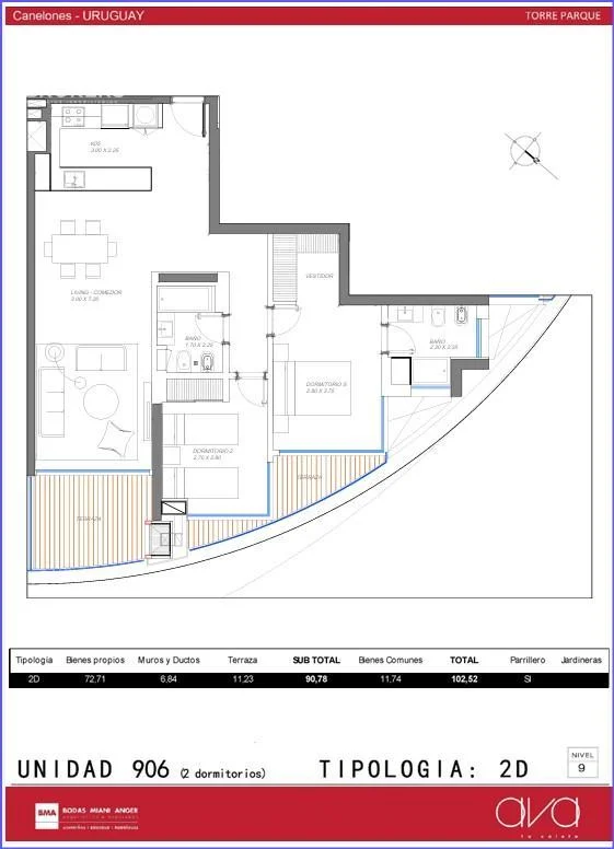Apartamento en Barra de Carrasco, propiedad 287736 -Imagen 2