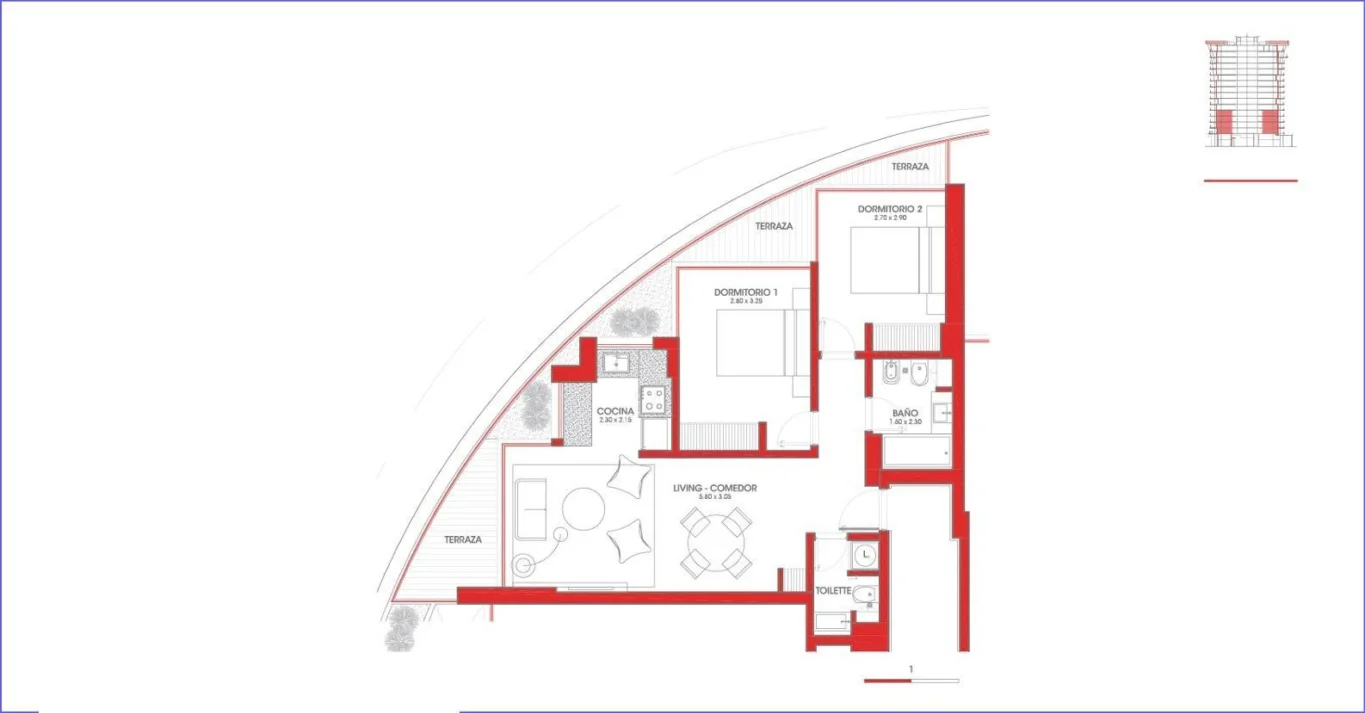 Apartamento en Barra de Carrasco, propiedad 287741 -Imagen 3