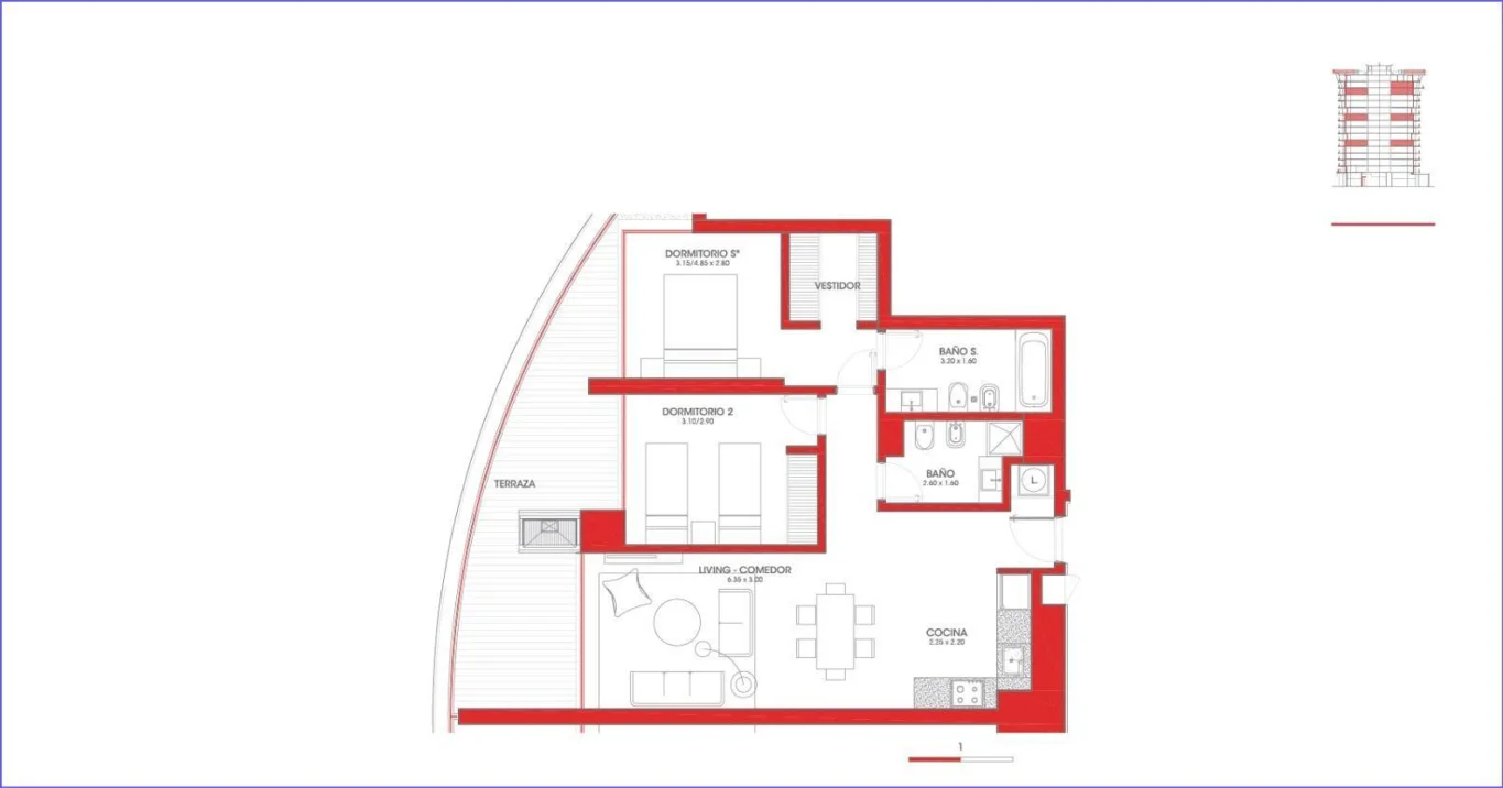 Apartamento en Barra de Carrasco, propiedad 287770 -Imagen 3