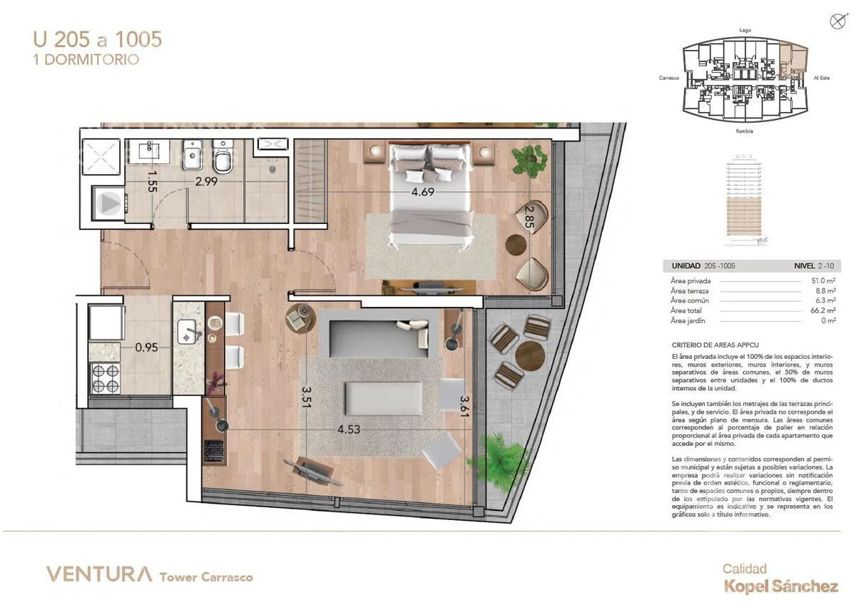 Apartamento en Barra de Carrasco, propiedad 288302 -Imagen 3