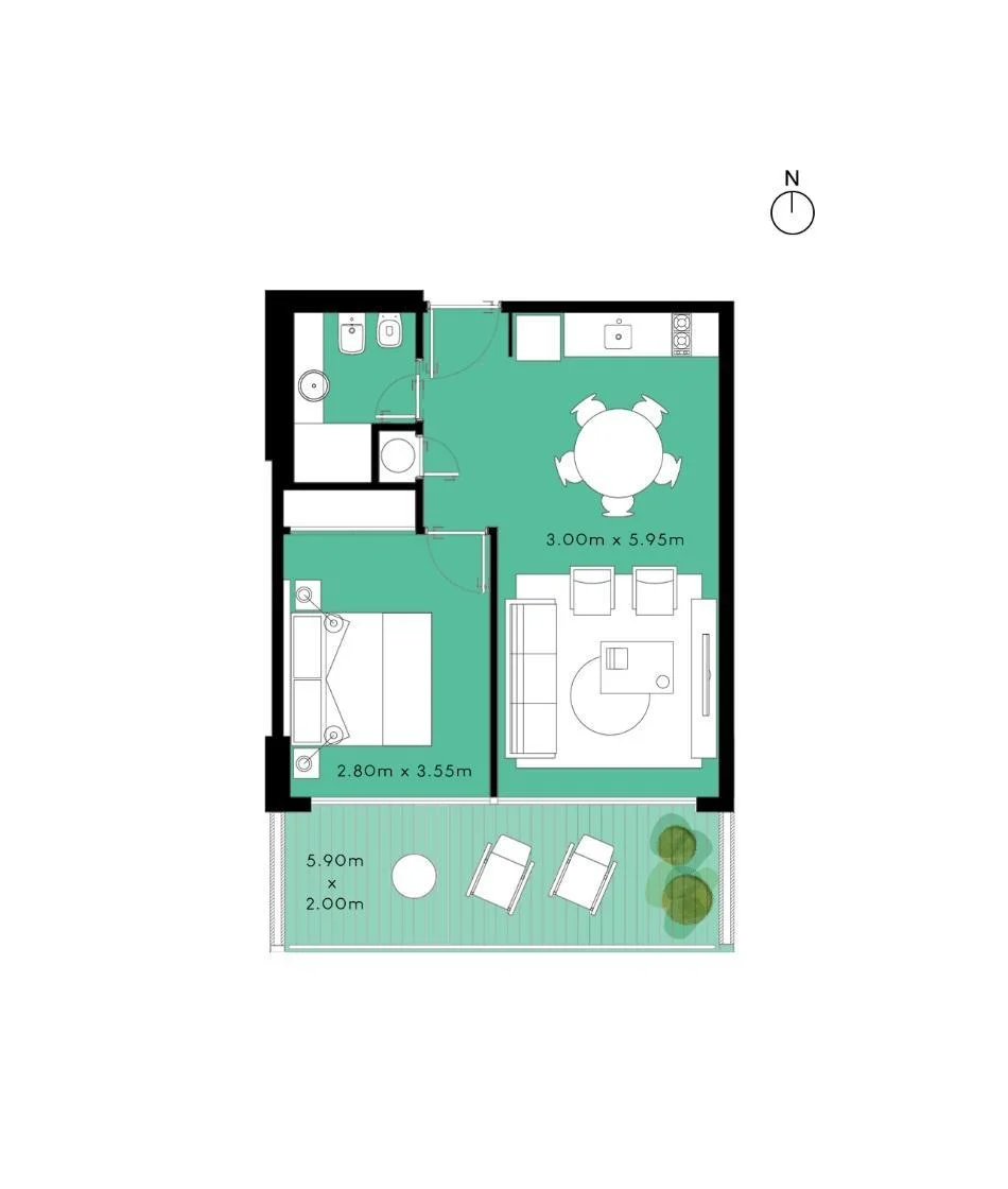 Apartamento en Colonia del Sacramento, propiedad 290334 -Imagen 2