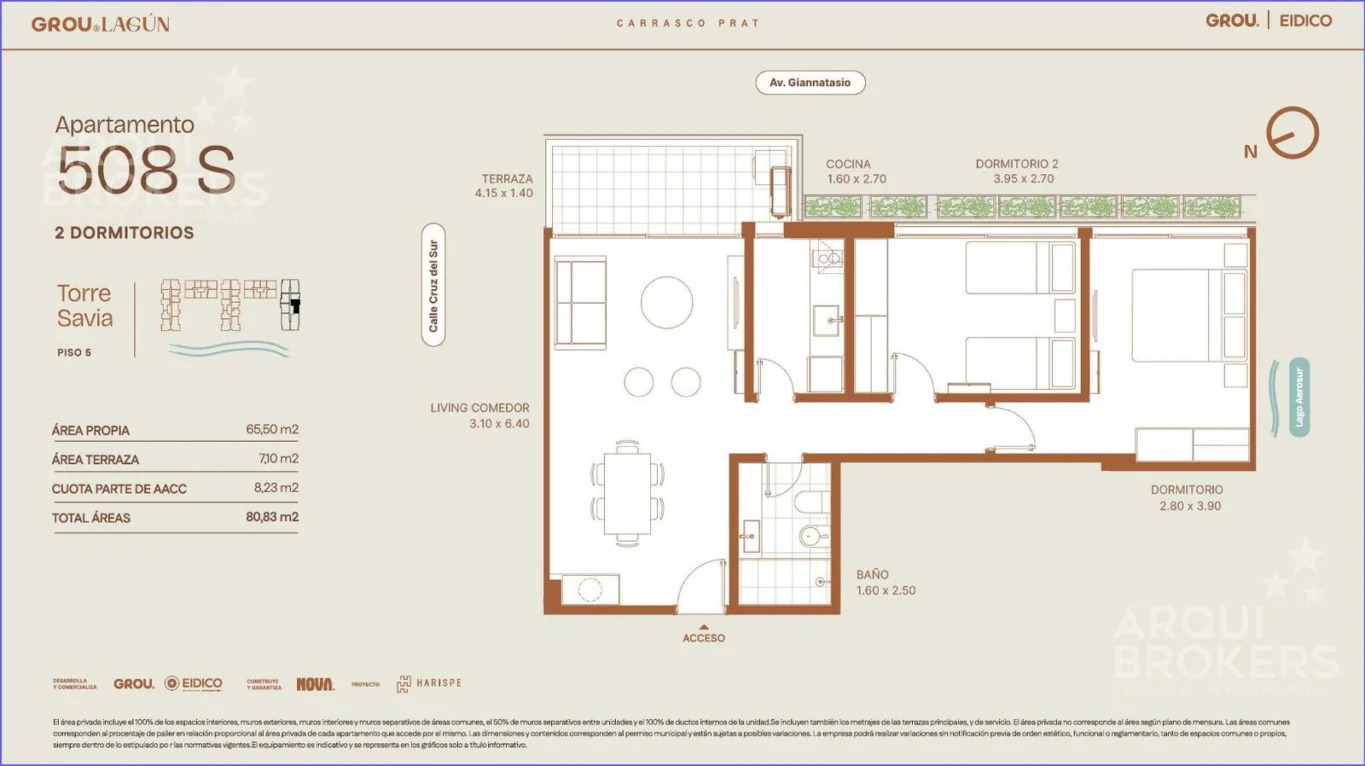 Apartamento en Carrasco Este, propiedad 293195 -Imagen 4