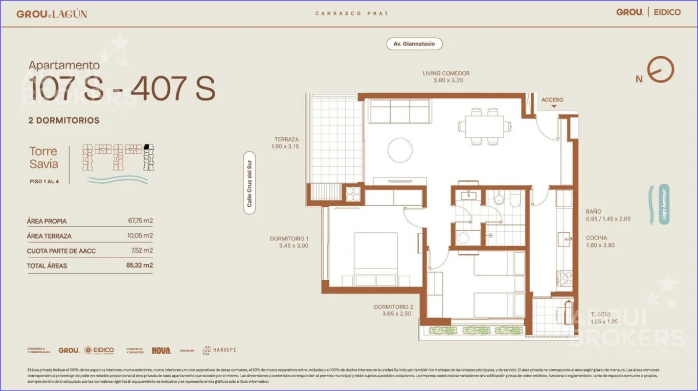 Apartamento en Carrasco Este, propiedad 293196 -Imagen 4