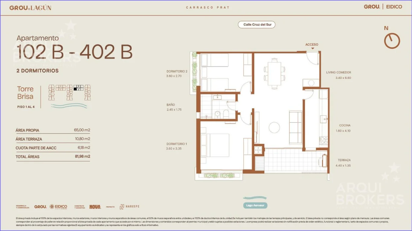 Apartamento en Carrasco Este, propiedad 293198 -Imagen 4