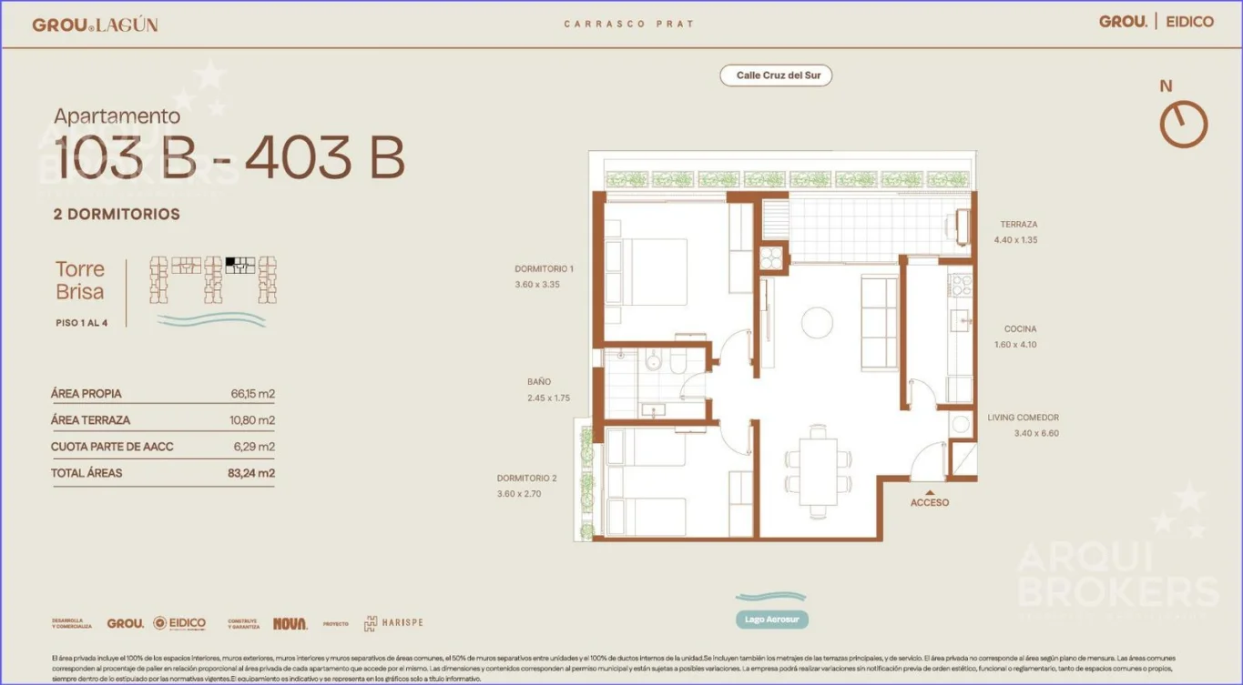 Apartamento en Carrasco Este, propiedad 293200 -Imagen 5