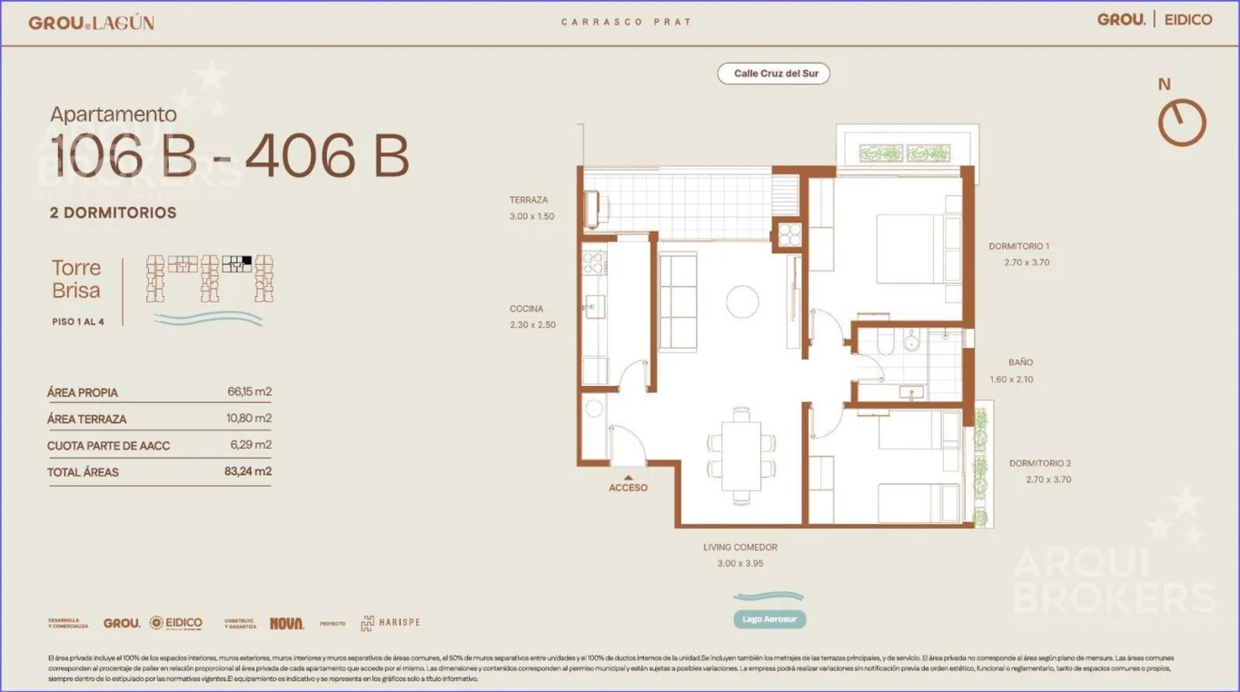 Apartamento en Carrasco Este, propiedad 293201 -Imagen 3