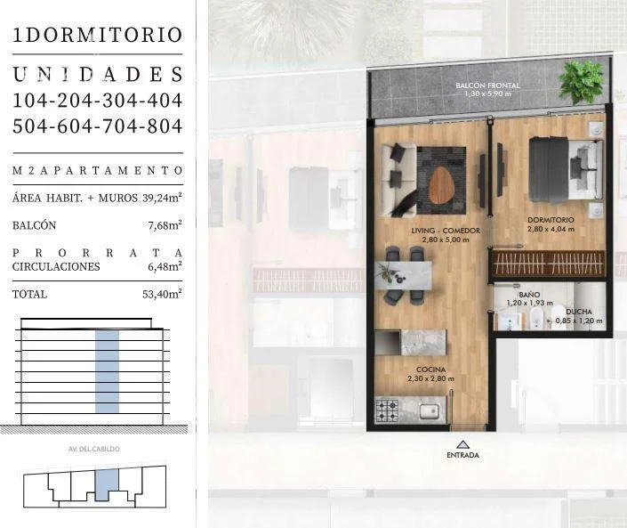 Apartamento en Maldonado, propiedad 293956 -Imagen 3