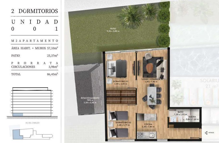 Apartamento en Maldonado, propiedad 293959 -Imagen 2