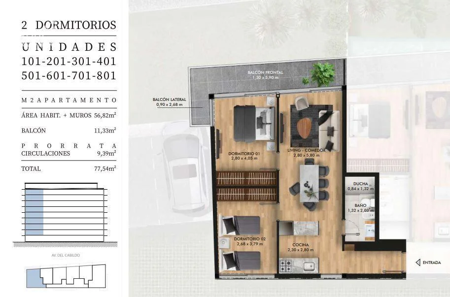 Apartamento en Maldonado, propiedad 293960 -Imagen 3