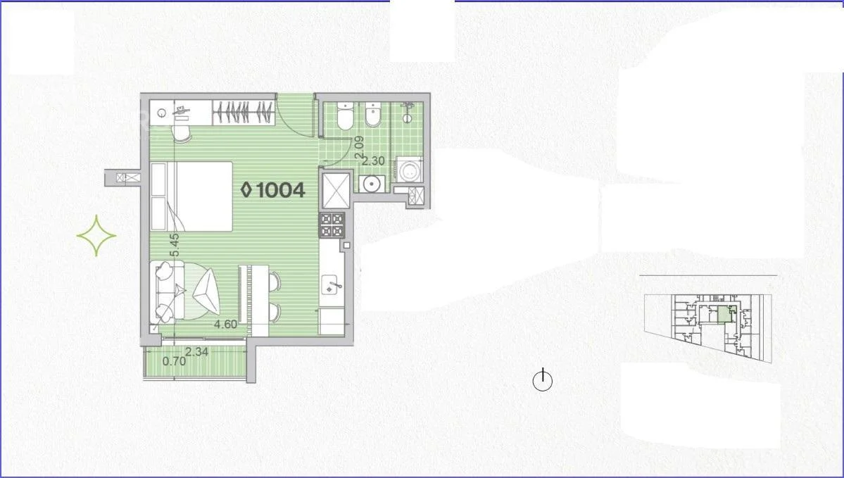 Apartamento en Palermo, propiedad 302894 -Imagen 4