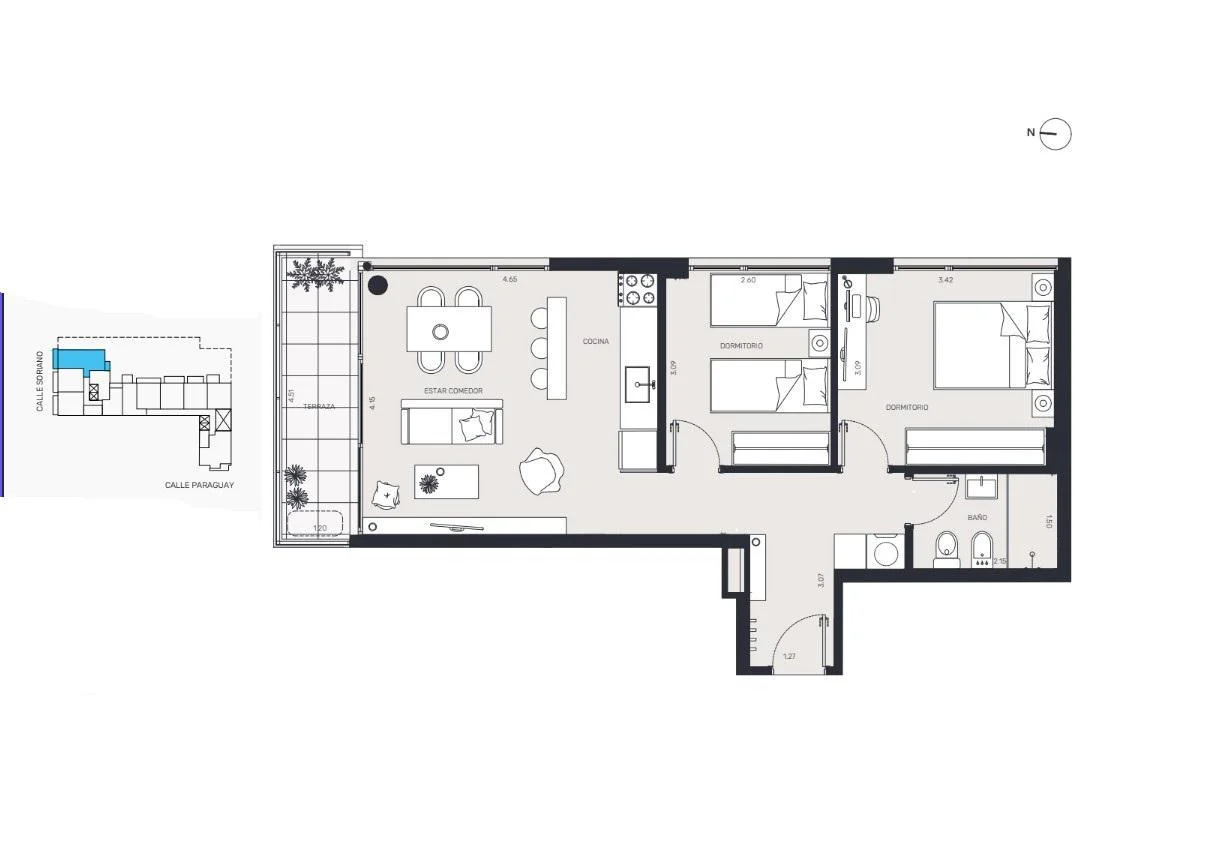 Apartamento en Centro, propiedad 86124 -Imagen 3