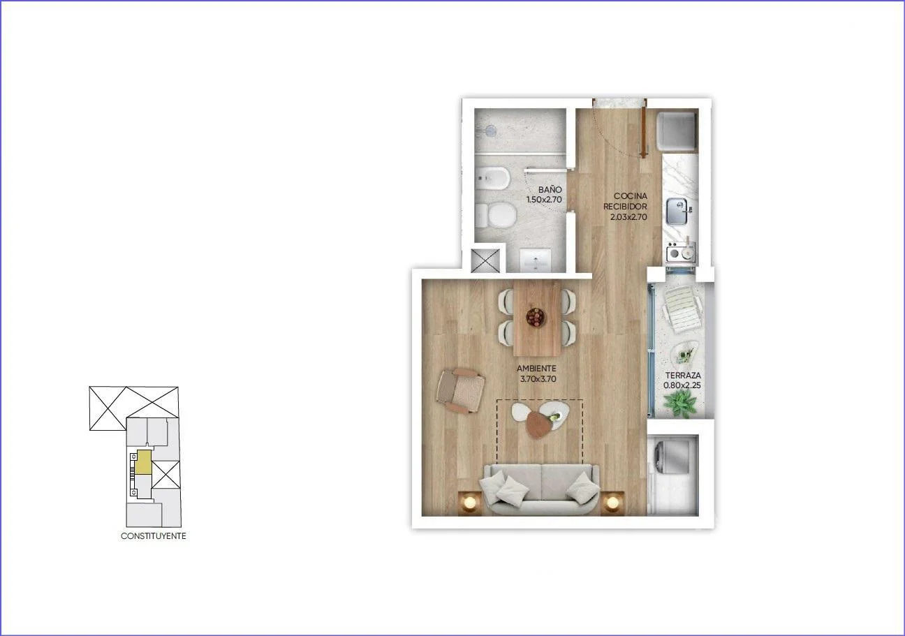Apartamento en Cordón, propiedad 87437 -Imagen 4