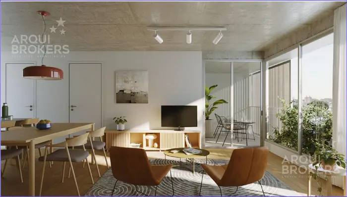 Apartamento de un dormitorio en venta en Tres Cruces - 106