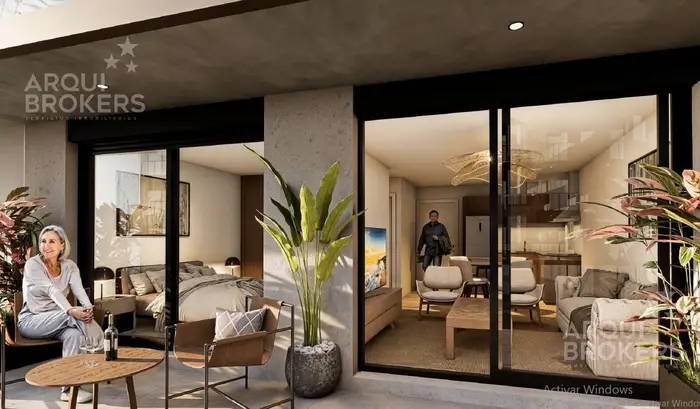 Apartamento de un dormitorio en venta en Buceo - u422