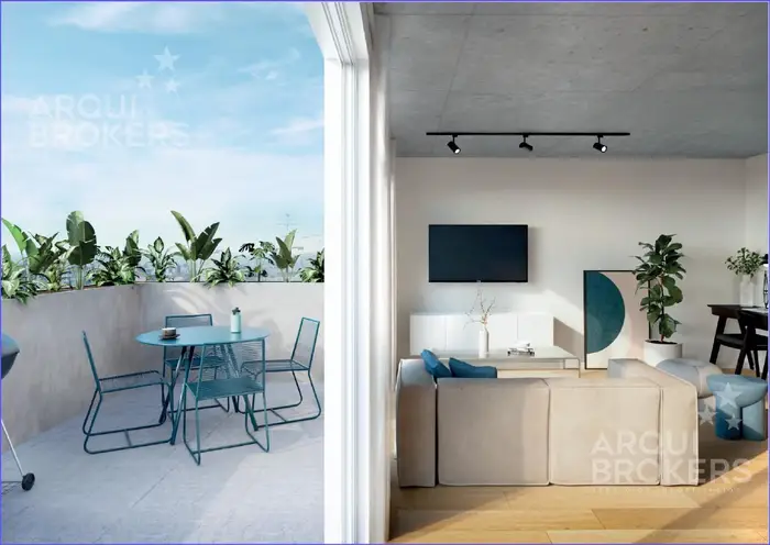 Apartamento penthouse de dos dormitorios en venta en Cordón - 1001