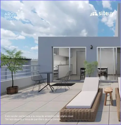 Apartamento monoambiente en venta en Cordón Sur - 203
