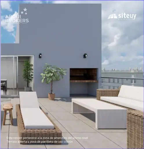 Apartamento de un dormitorio en venta en Cordón Sur - 502