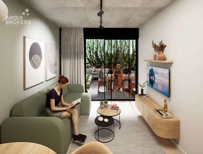 Apartamento de un dormitorio en venta en Cordón Sur - 001