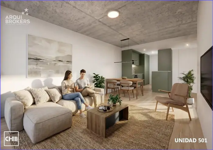 Apartamento de un dormitorio en venta en Pocitos - 405