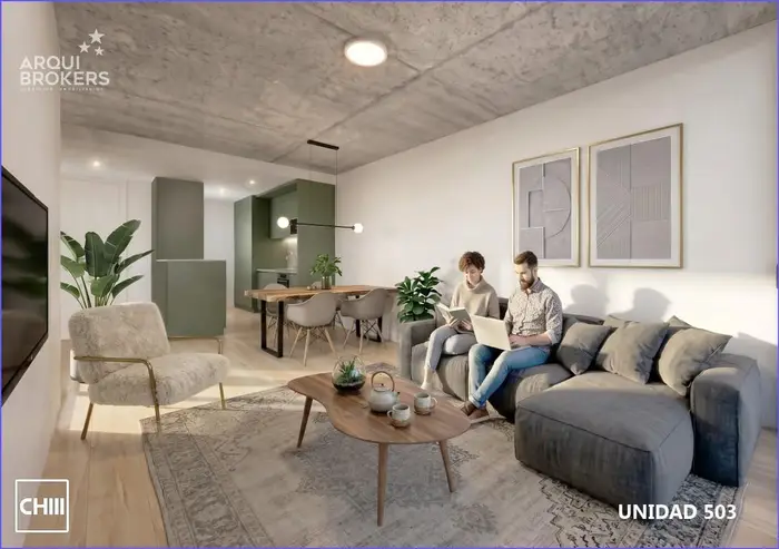 Apartamento de un dormitorio en venta en Pocitos - 406