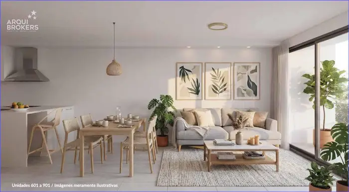 Apartamento de un dormitorio en venta en Cordón Sur - 603