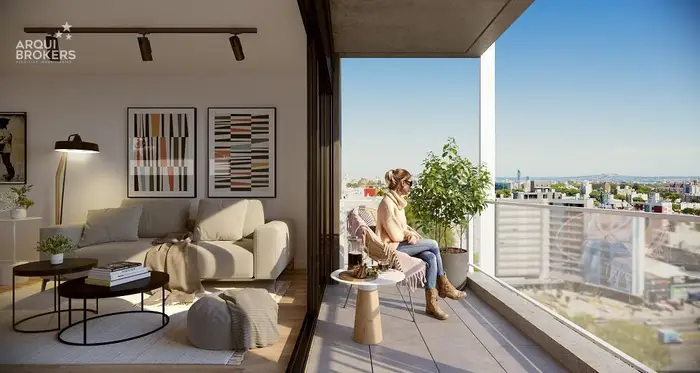 Apartamento de dos dormitorios en venta con renta en La Blanqueada - 716