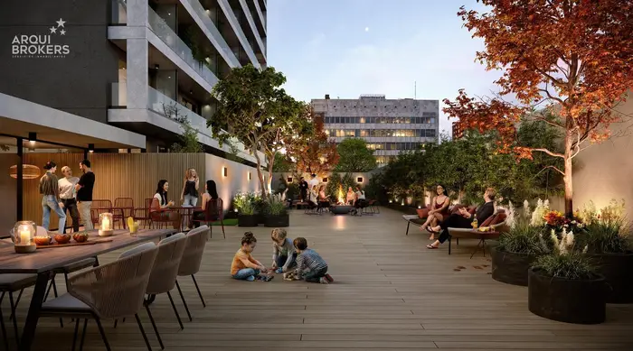 Apartamento de un dormitorio con patio en venta en Cordón Sur - 110