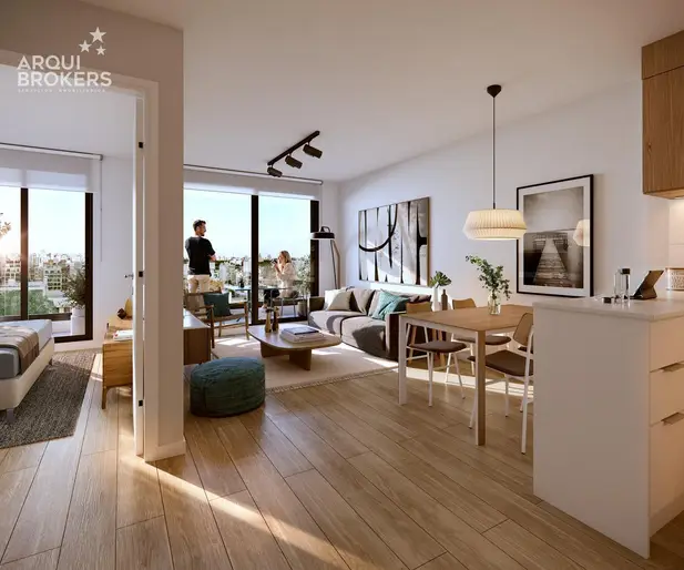 Apartamento de un dormitorio en venta en Cordón Sur - 202