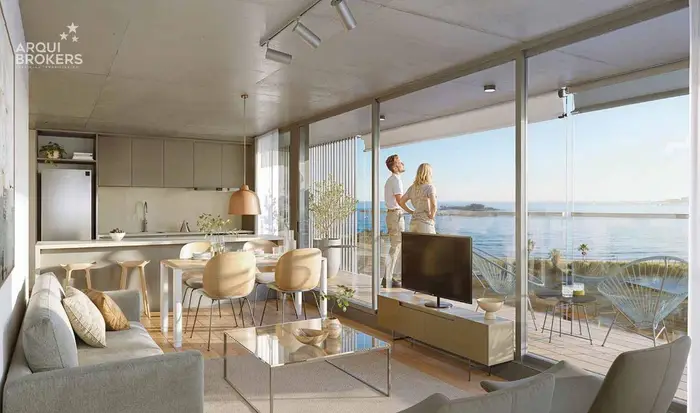 Apartamento de dos dormitorios en venta en Malvín - 601