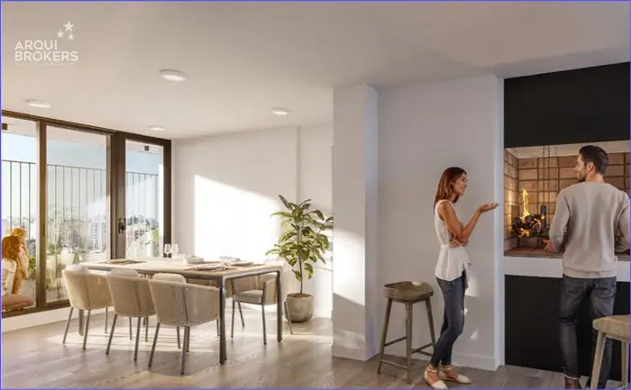 Apartamento de un dormitorio en venta en Cordón Sur - 902