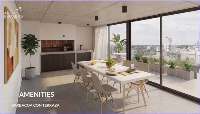 Apartamento de un dormitorio en venta en Cordón Sur - 1002