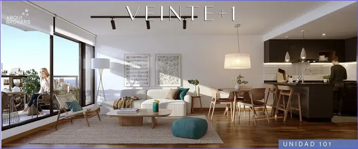 Apartamento de dos dormitorios en venta en Punta Carretas - 802