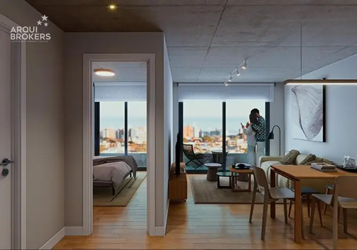 Apartamento de un dormitorio en venta en Malvín - 201