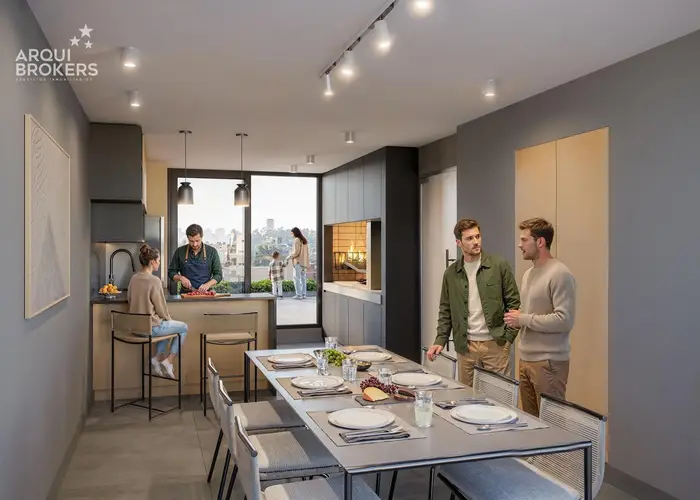Apartamento de dos dormitorios en venta en Pocitos - 701