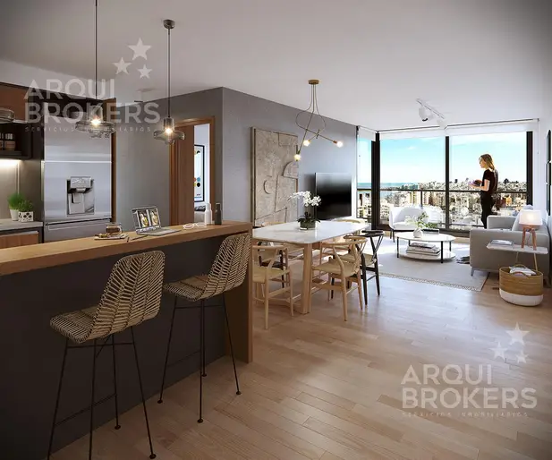 Apartamento  de un dormitorio en venta en Pocitos - 708