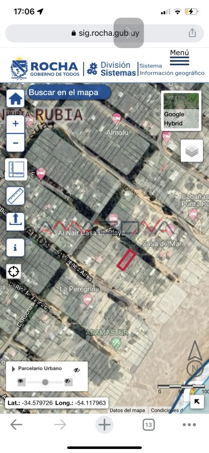 Terreno en Punta Rubia, propiedad 89440 -Imagen 2