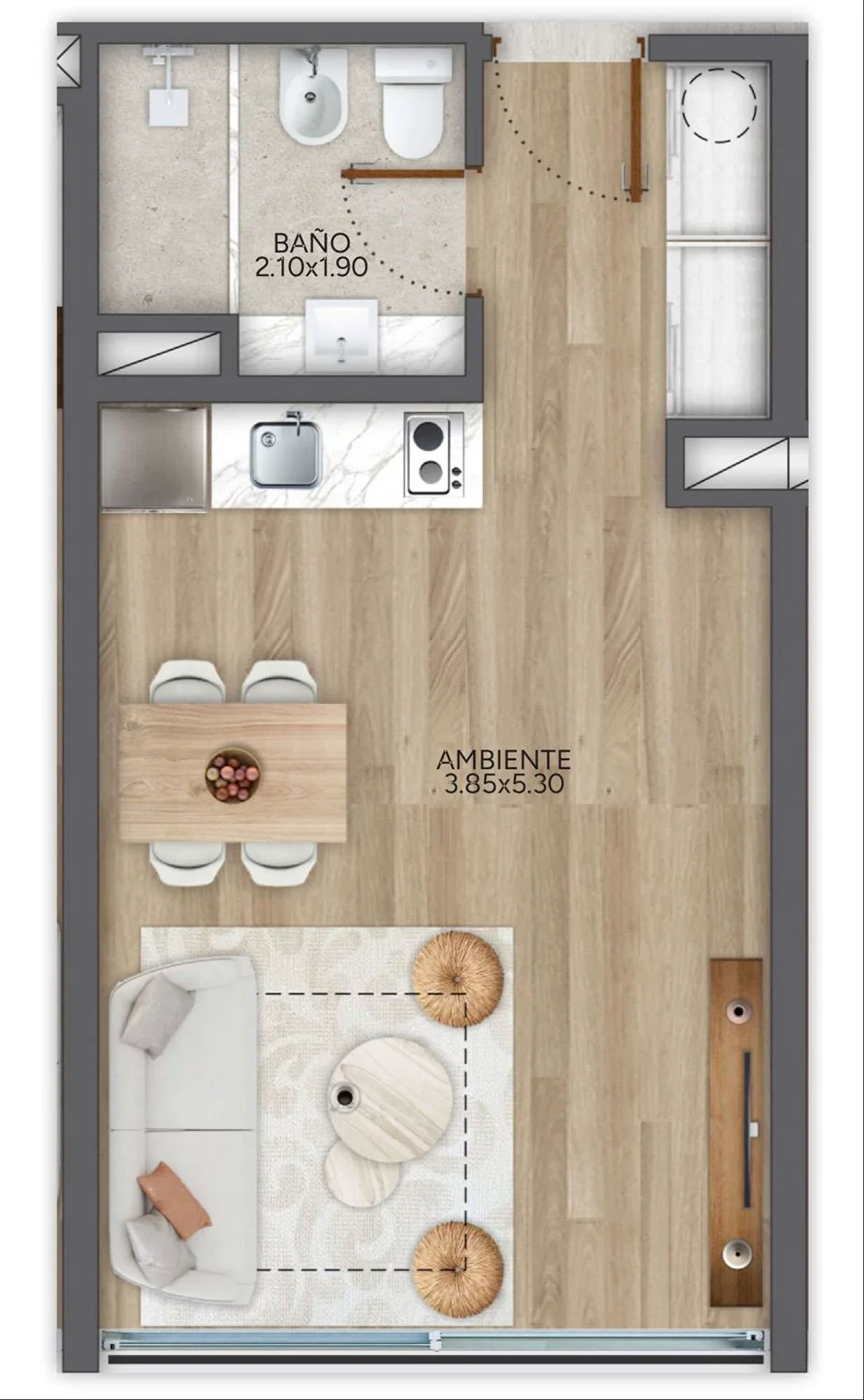 Apartamento en Puerto del Buceo, propiedad 282627 -Imagen 6
