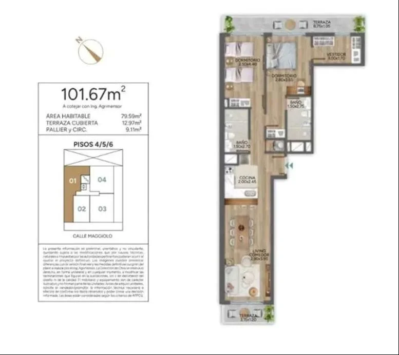 Apartamento en Punta Carretas, propiedad 283331 -Imagen 15