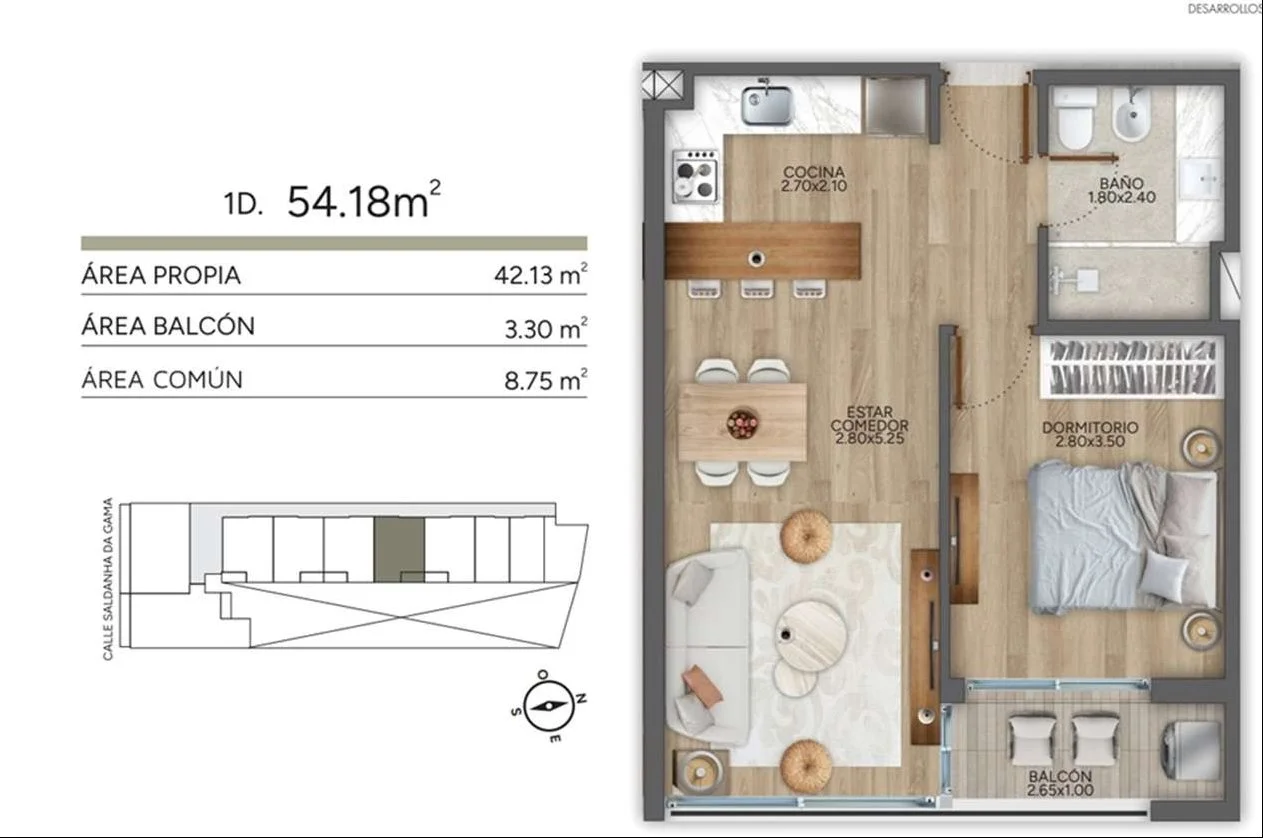 Apartamento en Puerto del Buceo, propiedad 286824 -Imagen 7
