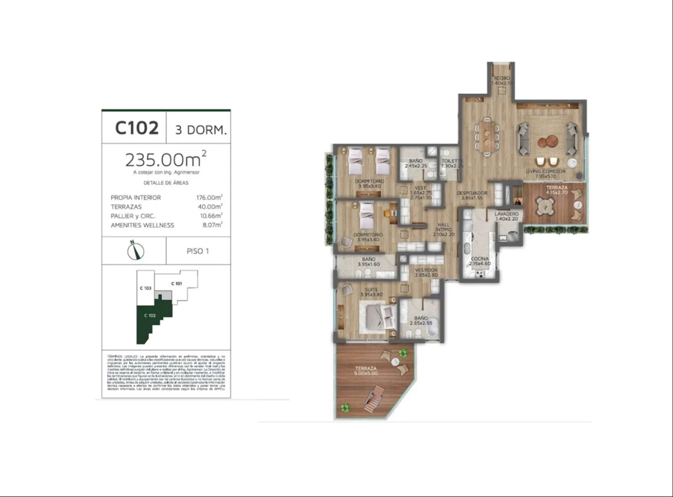 Apartamento en Carrasco, propiedad 292160 -Imagen 11