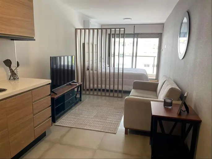 Alquiler monoambiente amoblado en Pocitos