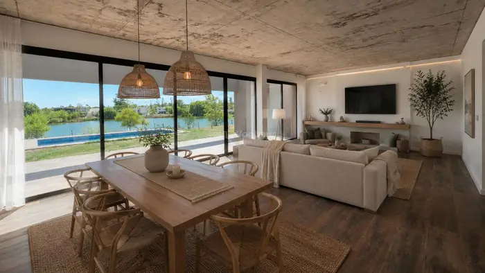Casa en venta Viñedos de la Tahona fondo lago