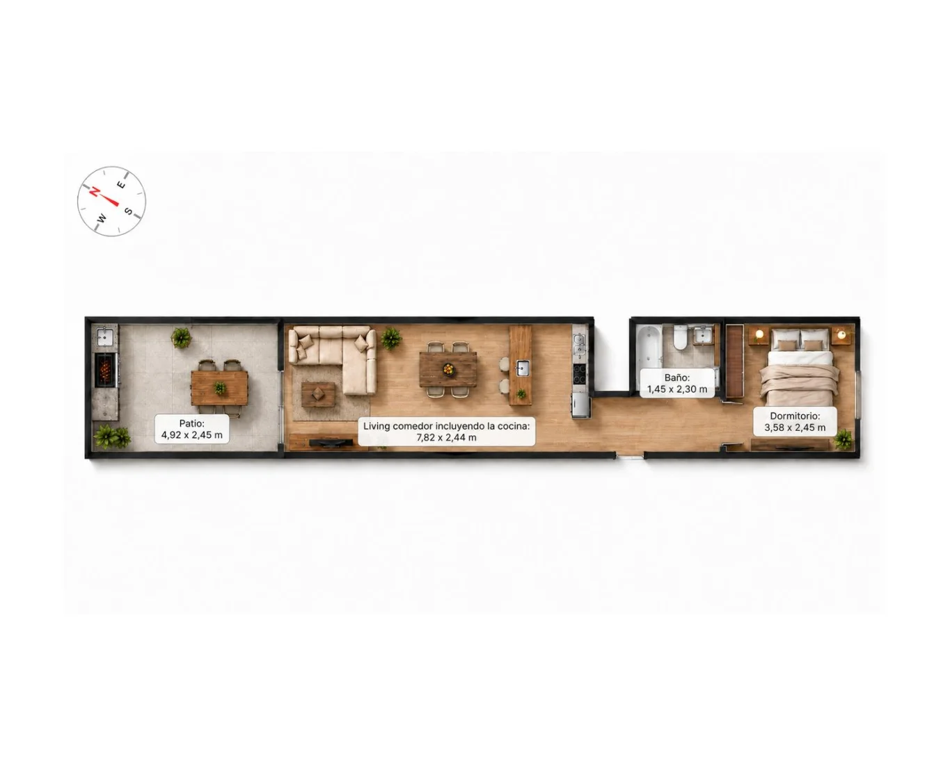 Apartamento en Capurro, propiedad 299412 -Imagen 2